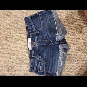 Hollister jean shorts